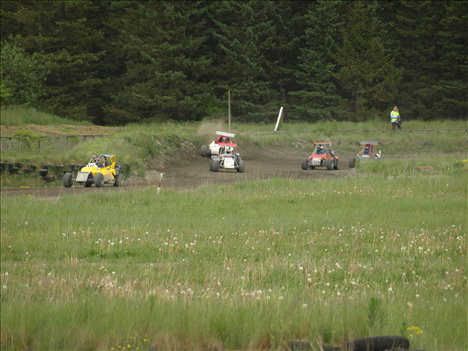 Michael Nielsen foran Jes Bering, Niels Zinck Rasmussen, Palle Bjørnsten og Rune Birkbak.